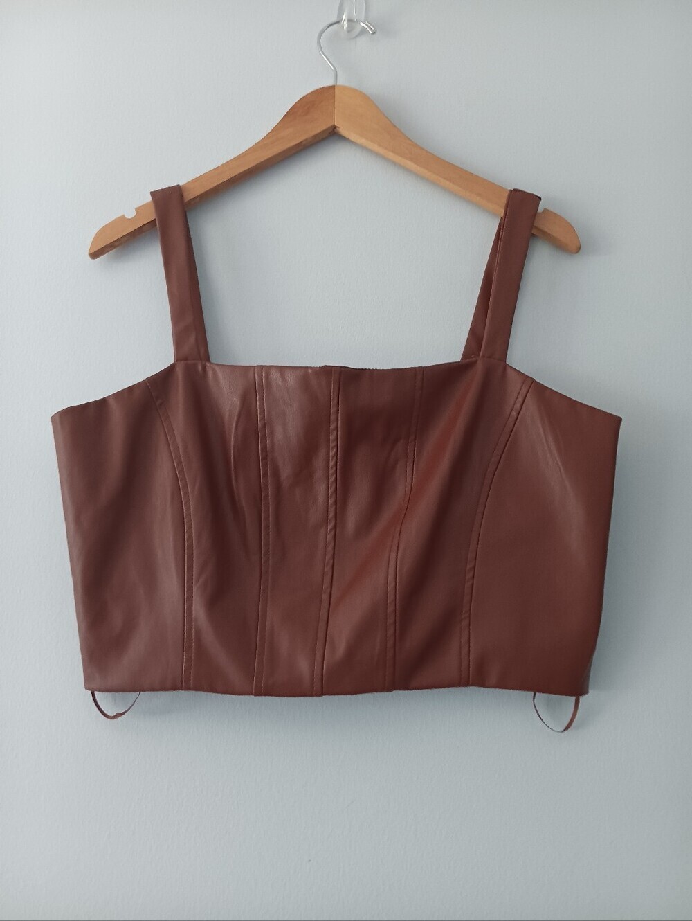 NWT Jason Wu Faux Leather Top L